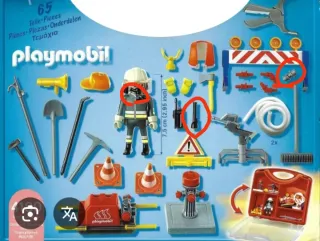 Estuche Bomberos Playmobil
