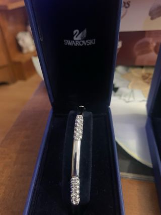 conjunto Swarovski Plata de ley