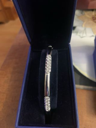 conjunto Swarovski Plata de ley