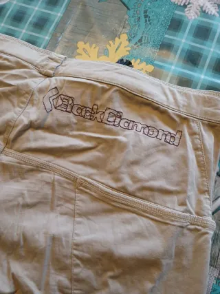 Pantalón Escalada Black Diamond Talla S Beige