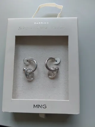 Pendientes Mango Plata