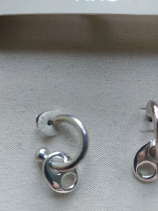 Pendientes Mango Plata