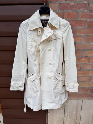 Trench Woolrich Beige Donna