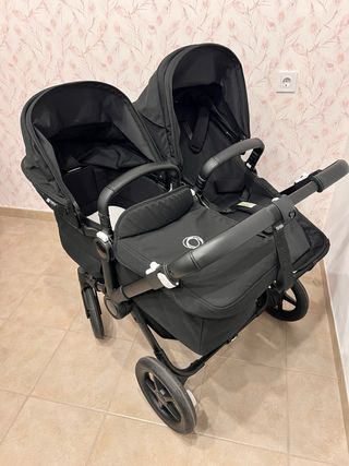 Bugaboo Donkey 5 Gemelar Negro