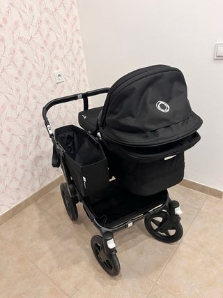 Bugaboo Donkey 5 Gemelar Negro