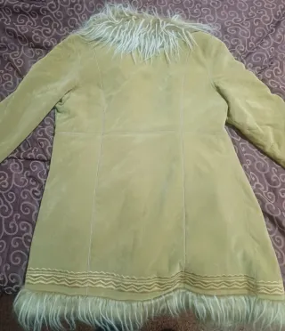 Abrigo largo MEIDA con pelo