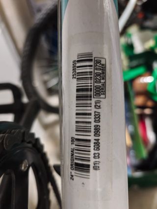 Bicicleta Btwin 24 Blanca Poco Uso