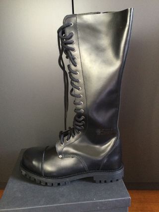 Anfibi New Rock N.46 Pelle Nera