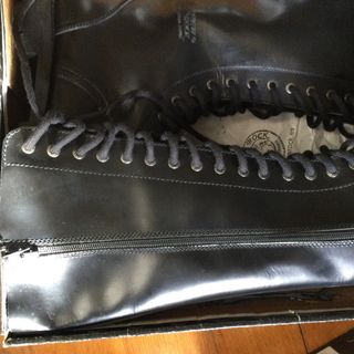 Anfibi New Rock N.46 Pelle Nera