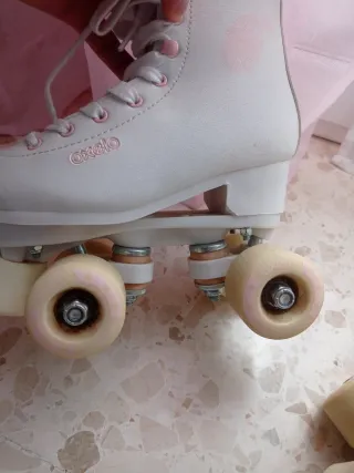 Patines blancos para niña talla 32
