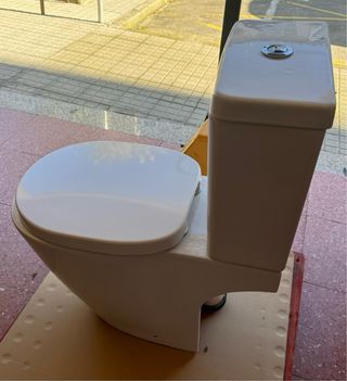 Inodoro blanco porcelana