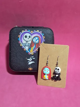 Joyero y pendientes Jack y Sally