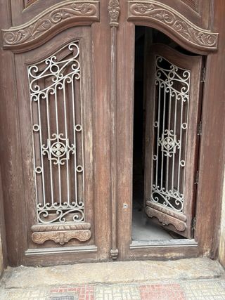 Rejas de hierro forjado antiguas