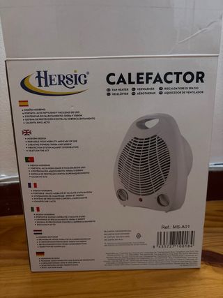 NUEVO Calefactor Eléctrico Hersig 2000W