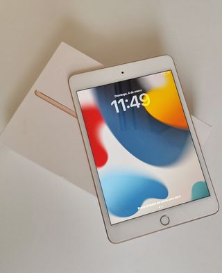 iPad Mini 5 Rosa + Teclado Blanco