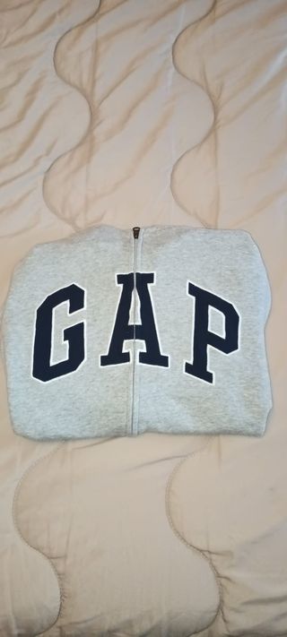Sudadera Gap Gris con Cremallera XXL niño