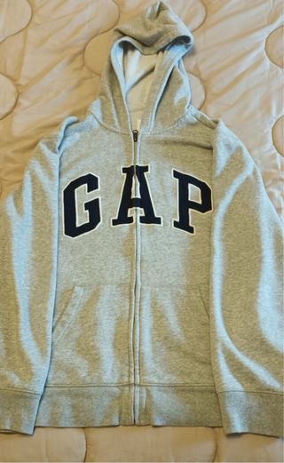 Sudadera Gap Gris con Cremallera XXL niño