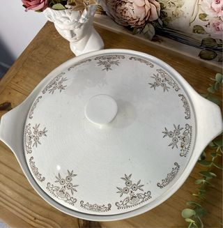 Antigua sopera cerámica segoviana