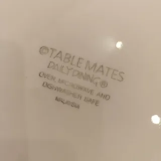 Juego de 2 vajillas de porcelana