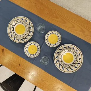 Juego de 2 vajillas de porcelana