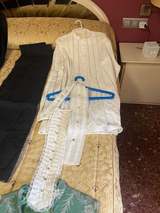 Traje de Fallero Completo Negro y Blanco