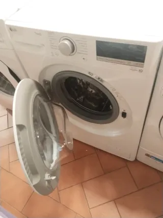 Lavadora LG 12Kg ThinQ Blanca