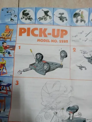 Carrito extra para coche bebé - Modelo 2222