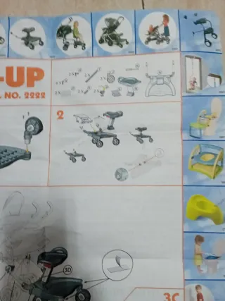 Carrito extra para coche bebé - Modelo 2222