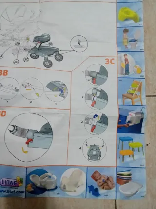 Carrito extra para coche bebé - Modelo 2222