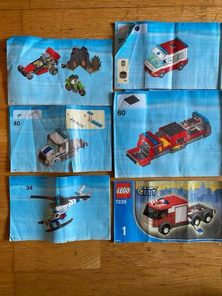 Lote Piezas LEGO con Instrucciones