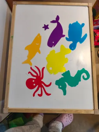 Láminas animales marinos transparentes