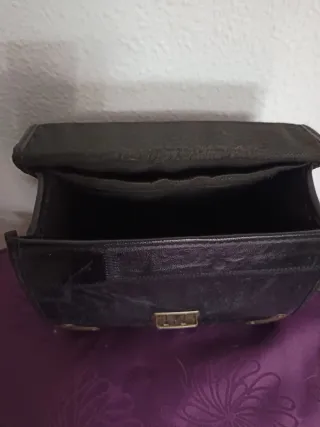 Bolso de mano cuero ONE negro