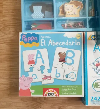 Lote Juguetes Educativos y Puzzles Infantiles