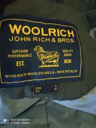 Giaccone Woolrich imbottito uomo verde