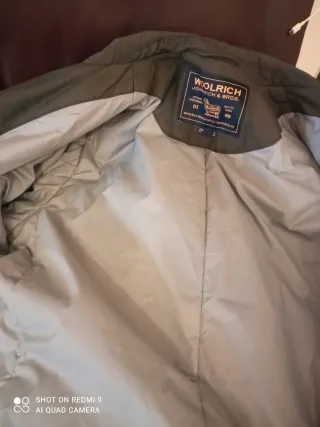 Giaccone Woolrich imbottito uomo verde