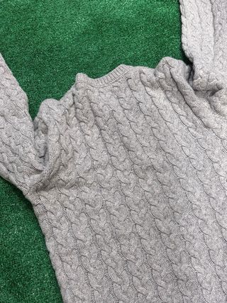 Jersey Tommy Hilfiger Gris Trenzado