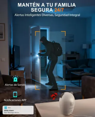 Cámara Vigilancia Interior XEGA 2K 355°