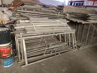 Alquiler andamios 100m - 1,50€/metro/día