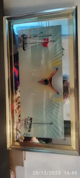 Cuadro religioso barco velero