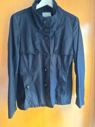 Gabardina corta H&M azul