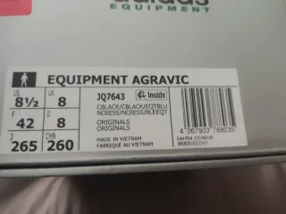 Zapatillas Adidas Equipment Negras Originales,