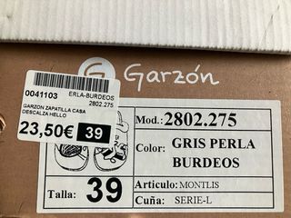 Nuevas Garzon zapatillas 39 casa mujer