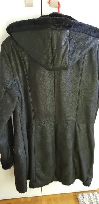 Chaquetón Isaco Piel Bovina Negro Talla M