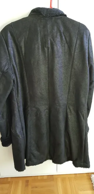 Chaquetón Isaco Piel Bovina Negro Talla M