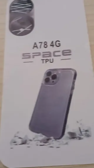 Funda móvil OPPO A78 4G transparente