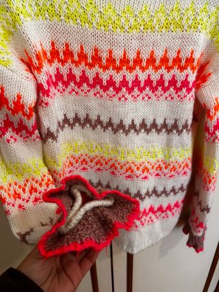 Maglione Benetton colorato