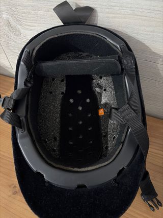 Casco equitación Fouganza terciopelo T55