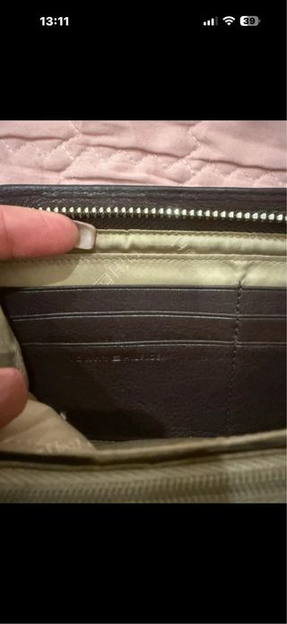 Cartera Tommy Hilfiger Cremallera Marrón