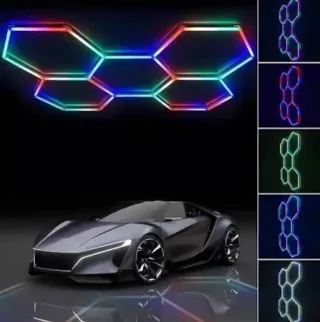 Iluminación LED Hexagonal RGB