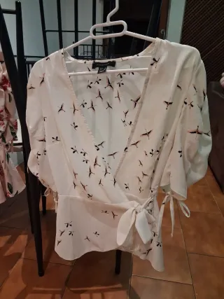 Blusa cruzada mujer talla 36